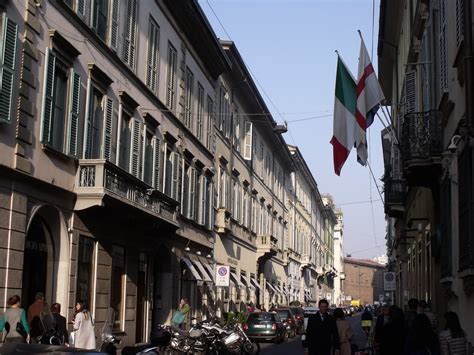 Via Sant'Andrea in Milan 